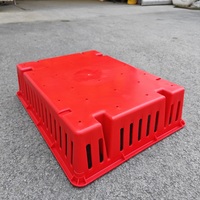 Panier à poussins en plastique durable, cage de transport pour volailles, caisses de transport pour poussins