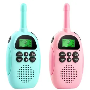 Handgerät Zwei-Wege-Radio Kinder-Talkie Walkie wiederaufladbar große Reichweite eingebautes Taschenlampen-Spielzeug Kinder-Walkie Talkie