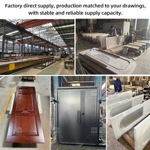 <span class=keywords><strong>Porte</strong></span> <span class=keywords><strong>d</strong></span>'<span class=keywords><strong>entrée</strong></span> pivotante en métal avec surface en bois sculpté 3D extra-large pour villa de luxe, pour l'extérieur <span class=keywords><strong>d</strong></span>'une maison moderne - Product Image 3