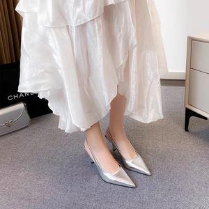 Chaussures de Mariée Femme en Dentelle à Bride Cheville, Bout Fermé Pointu, Ornées de Strass, Imperméables, Sexy, Nouveaux Styles Luxe Intemporels - Product Image 4