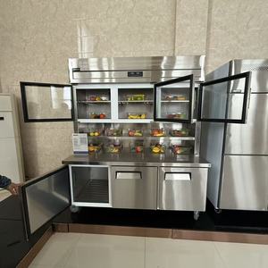 Réfrigérateur commercial Cuisine <span class=keywords><strong>Restaurant</strong></span> Congélateur vertical Aliments réfrigérés congelés Congélateur à quatre/<span class=keywords><strong>six</strong></span> portes en acier inoxydable - Product Image 6