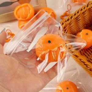 Jouets Squishy en TPR en forme d'orange à peler, amusants, à rebond lent, pour la décompression des enfants, vente en gros - Product Image 5