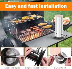 Generador <span class=keywords><strong>de</strong></span> Humo Frío <span class=keywords><strong>de</strong></span> Acero Inoxidable, Infusor <span class=keywords><strong>de</strong></span> Humo <span class=keywords><strong>de</strong></span> Pellets <span class=keywords><strong>de</strong></span> Madera para Carne, Pescado, <span class=keywords><strong>Queso</strong></span>, Verduras - Product Image 3