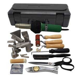 Pistola de Calor Profesional de 110V y 1600W para Soldar Techos de PVC, Kit de Soldador de Plástico con Pistola de Aire Caliente y Estuche de Transporte Negro - Product Image 1