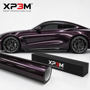 ฟิล์มใสกันรอยรถยนต์ XP3M Metallic Leblon สีม่วง OEM เงา TPU ความหนา 7.5 มิล ซ่อมแซมตัวเองได้ ป้องกันรอยขีดข่วน ป้องกันสีเหลือง ติดตั้งแบบเปียก - Product Image 6