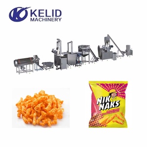 Línea de producción automática completa de rizos de maíz Cheetos para Kurkure Snacks Extrusión de alimentos Maquinaria de procesamiento de alimentos - Product Image 3