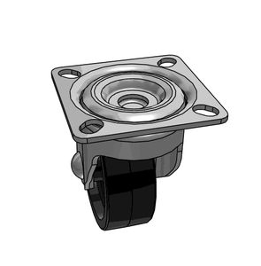 Plutools 50mm Solid AGV AMR TR Polyurethan-Lenkrad Industrie material Handling Equipment Part - Product Image 3