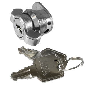 Serrure à came pour jante, usage intensif, Nickel Chrome ANSI Grade 1, pour bornes d'arcade, armoires de jeux, boîtes aux lettres résidentielles, quincaillerie de sécurité - Product Image 1