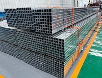 Tubos Cuadrados de Acero Galvanizado Laminado en Caliente Sin Aleación RELIANCE, Tuberías Rectangulares para Estructuras, Estándar ASTM 20X20MM-150X150MM para