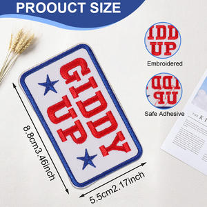 Maßgefertigte Große NFL-Stickerei-Aufbügelpatches für Baseball, Personalisierte Stoffaufnäher für Jacken, Stern-Aufkleber - Product Image 2