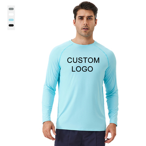 Custom Cool Feeling Sun Protection T Shirt UPF50+ Breathable Quick-Drying UV Moisture-Wicking Tshirt Long Sleeve Logo T-shirts - Product Image 1