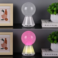 Lampe à paillettes LED RVB contemporaine pour connectivité Bluetooth Roman Switch Control Design contemporain Corps en plastique Batterie