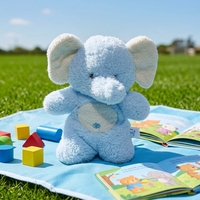 Peluche Éléphant Mignon, Pendentif Animal de Dessin Animé, Breloque de Sac, Mini Poupée en Peluche, Coton PP, Cadeau Tendance, Logo Personnalisé