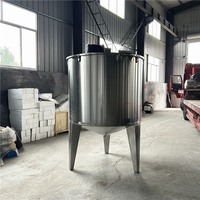 Cuve de mélange électrique chauffante en acier inoxydable pour liquides, émulsifiant et homogénéisateur, avec agitateur, pour crèmes cosmétiques, 100L, 200L, 500L, 1000L