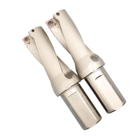 Foret U 8-9,5 mm D10-12 D12,5-D15 D15,5-D20 2D/3D/4D/5D pour perçage profond, foret à fond plat indexable