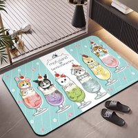 Tapis de bain HM Wholesale à séchage rapide en boue de diatomée 2,5 mm, super absorbant, antidérapant, facile à nettoyer, pour salle de bain