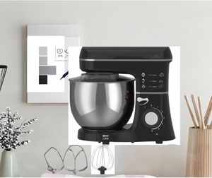 <span class=keywords><strong>Robot</strong></span> pâtissier électrique entièrement automatique Home Chef, bol mélangeur 4L en acier inoxydable, support/plan de travail, 10 vitesses, crochet pétrisseur, batteur à œufs - Product Image 4