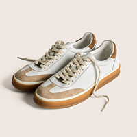 Chaussures de sport décontractées classiques de luxe rétro en cuir véritable pour hommes, respirantes, à semelle épaisse, légères et confortables, de marque personnalisée