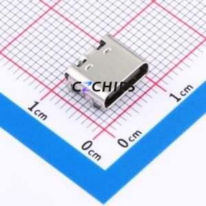 TYPE-C-F10-1TDW USB Connector SMD Connector ( Connector Type: Type-C )( Gender: Female )( Mounting Type: Horizontal Mount ) - Product Image 1