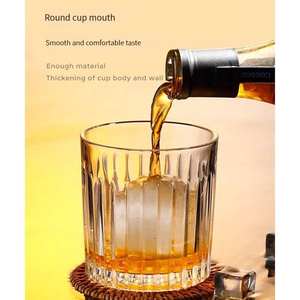 Venta al por mayor de fábrica, copa de cristal creativa para whisky, copa de vino tallada roja, copa de agua para el hogar, copa de <span class=keywords><strong>cerveza</strong></span> - Product Image 4