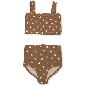 <span class=keywords><strong>Maillot</strong></span> <span class=keywords><strong>de</strong></span> <span class=keywords><strong>bain</strong></span> pour bébé avec volants et bretelles spaghetti réglables, <span class=keywords><strong>maillot</strong></span> <span class=keywords><strong>de</strong></span> <span class=keywords><strong>bain</strong></span> personnalisé jaune UV pour fille UPV 50 + Mommy Smock - Product Image 5