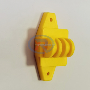 Aisladores de Postes de Cerca de Estilo Tradicional, Resistentes a los Rayos UV, Material PP, Revestimiento de PVC, Acero para Seguridad en Jardines, Cercas Temporales 3D - Product Image 6