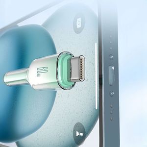 รองรับโปรโตคอลเต็มรูปแบบสำหรับสายชาร์จเร็ว Type-C สายชาร์จ USB PD 60W สำหรับ Apple/สำหรับซัมซุง/หัวเว่ย/เสี่ยวมี่ - Product Image 5