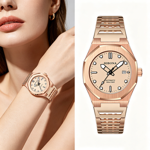 Montres-bracelets pour femmes Oem Elegance Thin Casual Sw200 Movement Waterproof, montre-bracelet à quartz pour hommes - Product Image 4