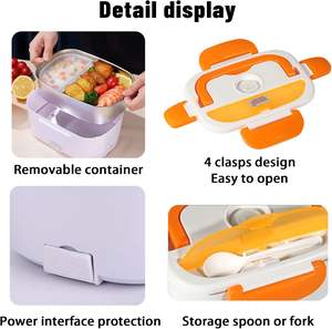 Chauffe-Plat Portable 1.05L 110V/220V pour Boîte à Bento – Qualité Supérieure pour Cuisine, Chambre et Extérieur – Vente Chaude en Gros - Product Image 5