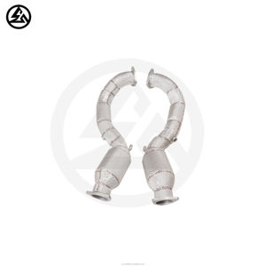 Tubo de Escape CSZ de 200 Celdas con Catalizador para <span class=keywords><strong>Porsche</strong></span> 718 <span class=keywords><strong>Cayman</strong></span> GT4 RS 4.0L, Tubos de Escape de Competición con Protector Térmico - Product Image 6