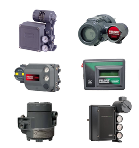 เครื่องกำหนดตำแหน่งอัจฉริยะแบบแยกส่วน: รุ่น DVC6205+DVC6215 แบบทำงานสองทิศทางพร้อมฟีดแบคและ HART อะลูมิเนียม - Product Image 2