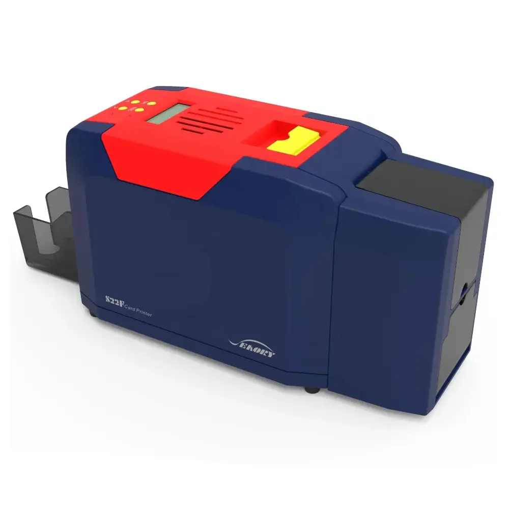 Seaory S22 ad alta risoluzione doppio lato RFID magnetico UV carta ologramma di plastica PVC ID Card stampante