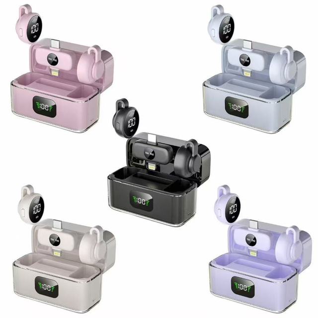 Factory Private Mold Cross-border S30 Wireless Clip-on Lapel Microphone Dual Interface One-to-Two Audio Recording Live Streaming