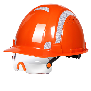 خوذة حماية عمال البناء المبطّن بمعيار وطني من ABS تسمح بمرور الهواء لمواقع البناء - Product Image 3