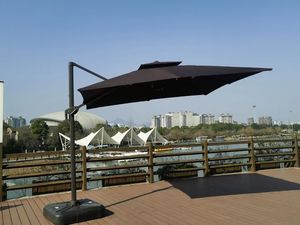 Sombrilla de patio <span class=keywords><strong>rectangular</strong></span> ligera de alta calidad, sombrilla de jardín impermeable para muebles de exterior - Product Image 6