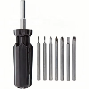 Kit de tournevis 7-en-1 magnétique CRV à logo personnalisé, avec embouts plats, Phillips et Torx – Vente chaude – OEM/ODM – Mini tournevis - Product Image 2
