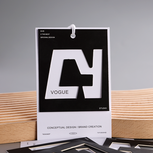 Ropa directa de fábrica Número grande de alta densidad Etiqueta de ropa de mujer Etiqueta colgante - Product Image 6