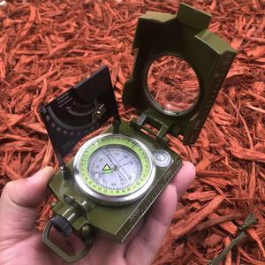 Boussole de visée Lensatic avec <span class=keywords><strong>clinomètre</strong></span> lumineux pour la randonnée, la survie, le camping, la navigation, la chasse, les activités géologiques - Product Image 4