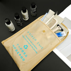 Kit <span class=keywords><strong>de</strong></span> toilette d'hôtel 5 étoiles <span class=keywords><strong>de</strong></span> luxe personnalisé avec sacs en papier effet pierre, comprenant un kit dentaire et un mini-<span class=keywords><strong>savon</strong></span> <span class=keywords><strong>pour</strong></span> chambre d'hôtes - Product Image 5