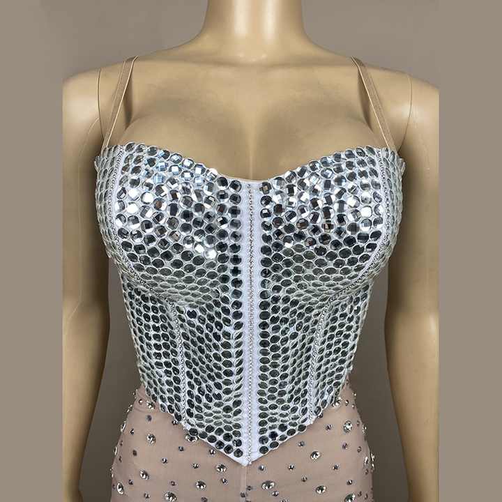 sweetheart neckline bustier top