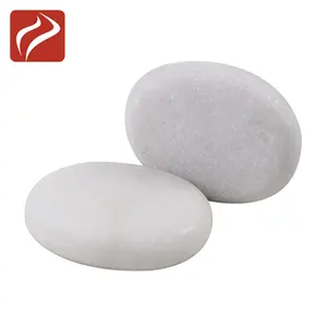 Wholesale White Spa Massage Stone Hot Cold Marble Stone Body Care Massage Tool