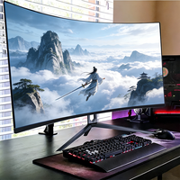 Moniteur de jeu incurvé 27/32/34 pouces 2K/4K/5K Ordinateur 144HZ 165HZ Moniteurs de jeu LCD