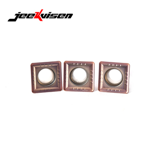 Plaquette <span class=keywords><strong>de</strong></span> fraisage CNC conçue spécifiquement pour le perçage haute performance, notamment le perçage en U et le perçage <span class=keywords><strong>à</strong></span> grande vitesse SPMG090408-PG JA215P - Product Image 5