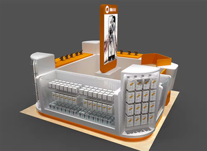 Thiết kế mới Mall kiosk thiết kế Điện thoại di động hiển thị kiosk điện thoại di động hiển thị sử dụng điện thoại kiosk để bán - Product Image 2