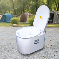 Bolsas Inteligentes para Inodoro Automático con Corte Automático, Prácticas para Autocaravanas, para Personas Mayores, Campamentos y Emergencias