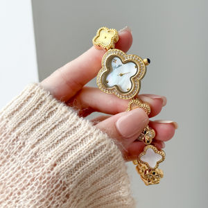 Orologio da <span class=keywords><strong>donna</strong></span> Scottie 9695 di alta qualità, nuovo modello, resistente all'acqua, cinturino in acciaio, quadrante in madreperla di alta qualità, orologio elegante. - Product Image 1