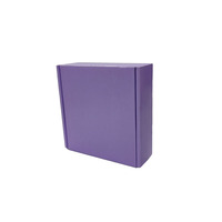 Boîte en carton ondulé rose à 3 couches - Style boîte avion - Emballage durable - Résistance à la compression 10 fois supérieure par rapport au carton ordinaire - Logo personnalisé