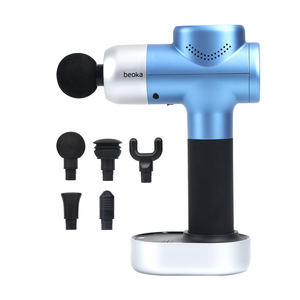 Pistola de Masaje Deportiva Multifuncional Beoka, Potente Masajeador Corporal de Relajación Muscular de Tejido Profundo con Cabezal de Calor y Frío - Product Image 4