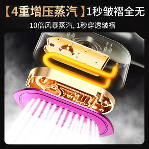 Défroisseur Vapeur Portable AUX, Petit Fer à Vapeur pour Vêtements avec Contrôle de Température IA - Product Image 3