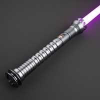 Pedang Laser Logam Nexussabers, Pedang Duel Berat Profesional dengan Suara FX, Kontrol Gerakan, Lightsaber untuk Pesta Halloween, Mainan Cosplay